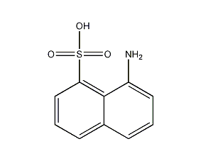 1-萘胺-8-磺酸結構式